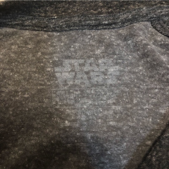 Philcos Star Wars Raglan 3/4 Long Sleeve T Shirt in Black & Gray Size L - Picture 5 of 9